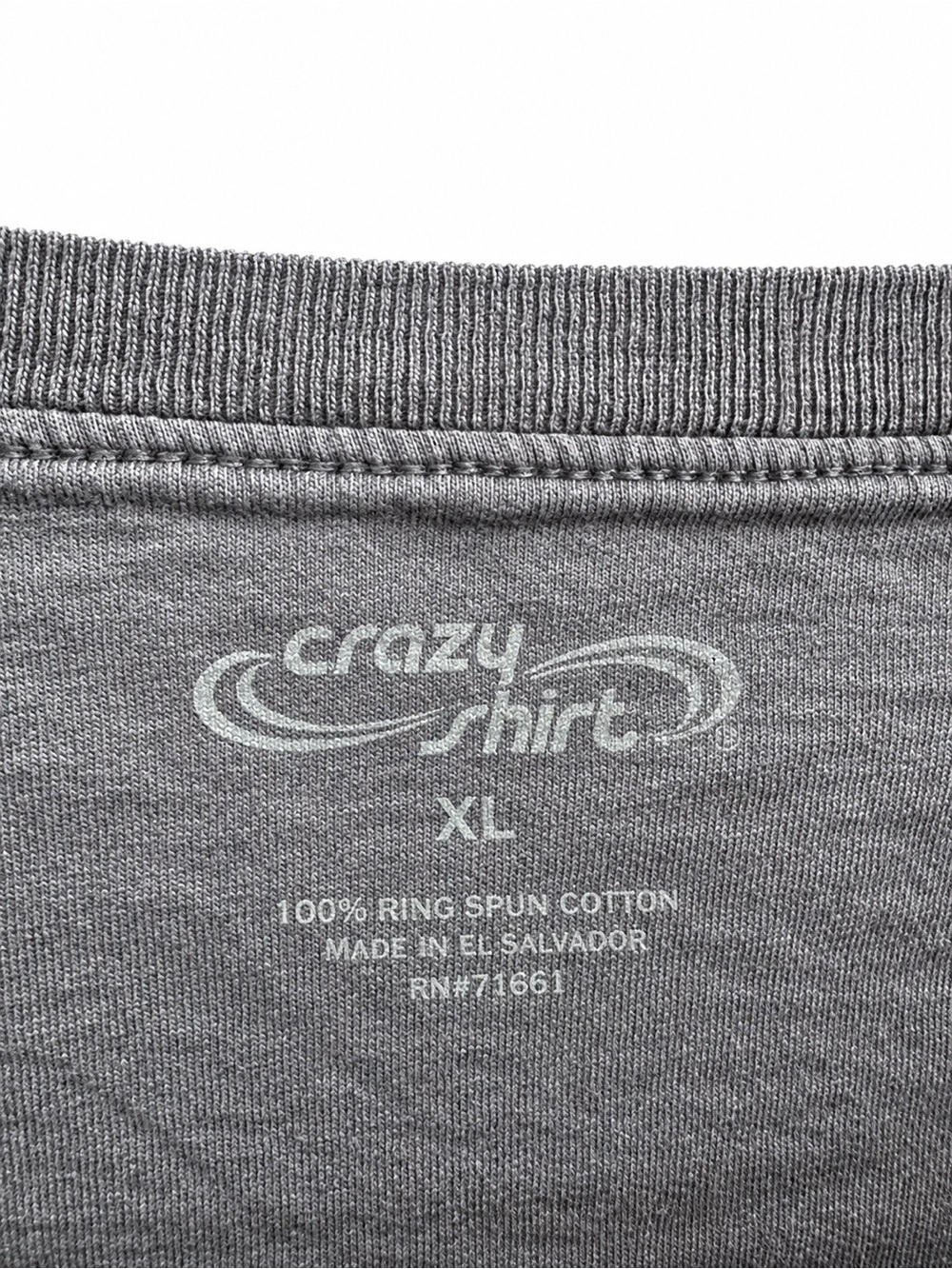 Crazy Shirts Men’s Gray Shark Graphic T-Shirt Hawaii Ocean Pima Cotton Soft XXL - Picture 2 of 9